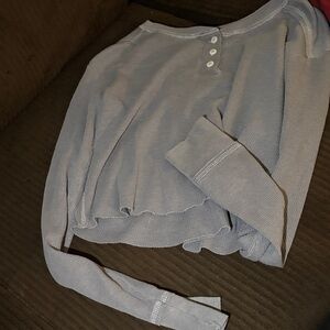 Wild Fable Gray Long Sleeve Top